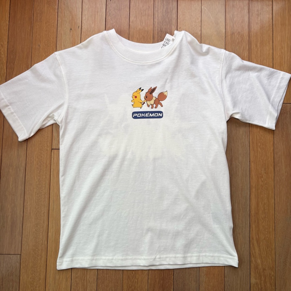 H&M Kids White Pokemon T-Shirt